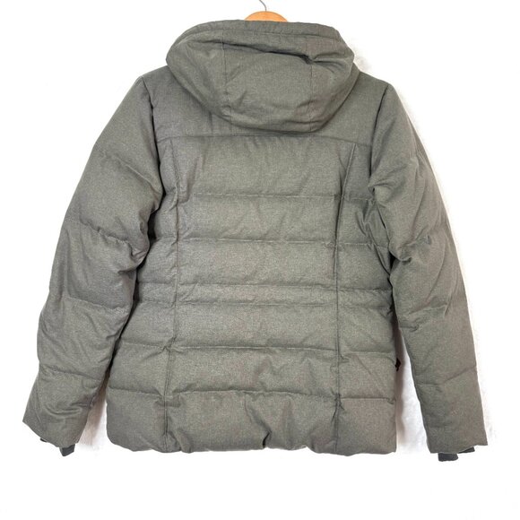 Columbia Down Filled Quilted Outdoor Full Zip Hooded Coat Jacket Womens S Green - Picture 5 of 9